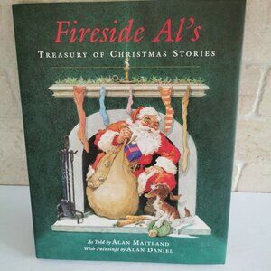 Fireside Al Treasury of Christmas Stories Hardcover w/CD Illustrated Holiday
